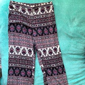 Long design flow pants thin silk